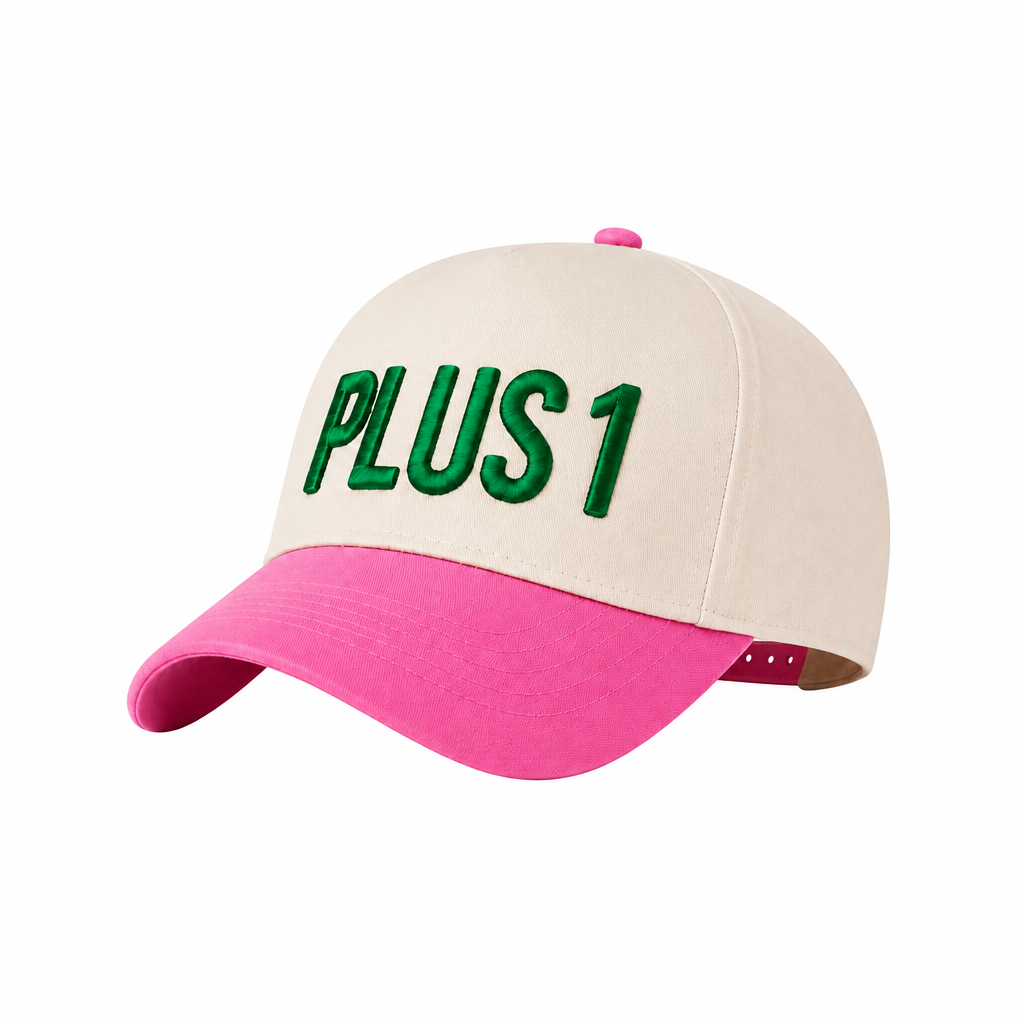 Plus 1 hat with more white space for the category card