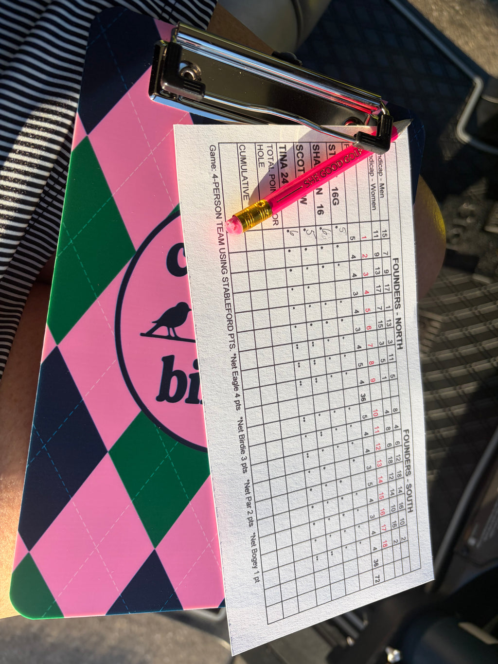 Golf Clipboard - Chasing Birdies