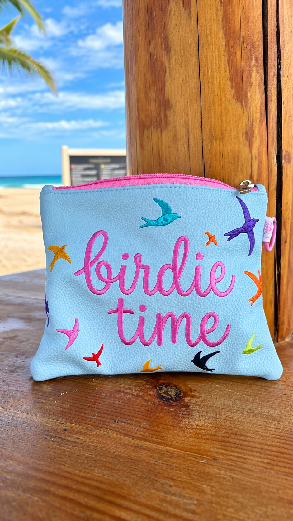 Golf Accessory Pouch - Birdie Time